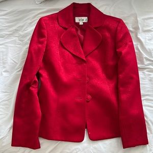 Le Suit red statement blazer